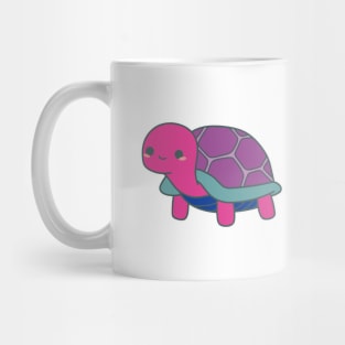 Bi Pride Turtle / Tortoise | Cute Design in Bisexual Flag Colors Mug